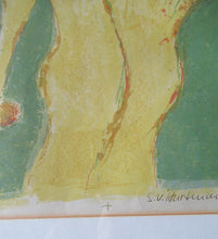 Load image into Gallery viewer, 1996 Colour Lithograph Adam and Eve by Syvlia von Hartmann 
