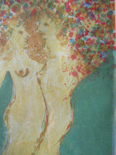 Load image into Gallery viewer, 1996 Colour Lithograph Adam and Eve by Syvlia von Hartmann 
