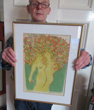 Load image into Gallery viewer, 1996 Colour Lithograph Adam and Eve by Syvlia von Hartmann 

