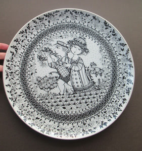 Bjorn Wiiblad Wall Plate Massive 14 inches Seasons Rosenthal