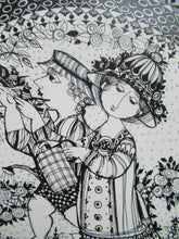 Load image into Gallery viewer, Bjorn Wiiblad Wall Plate Massive 14 inches Seasons Rosenthal
