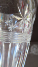 Load image into Gallery viewer, 1930s / 1940s Set of Six Webb Corbett Tall Crystal Engraved Wine Glasses
