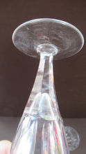 Load image into Gallery viewer, 1930s / 1940s Set of Six Webb Corbett Tall Crystal Engraved Wine Glasses
