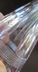 1930s / 1940s Set of Six Webb Corbett Tall Crystal Engraved Wine Glasses