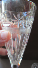 Load image into Gallery viewer, 1930s / 1940s Set of Six Webb Corbett Tall Crystal Engraved Wine Glasses

