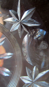 1930s / 1940s Set of Six Webb Corbett Tall Crystal Engraved Wine Glasses