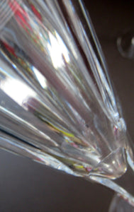 1930s / 1940s Set of Six Webb Corbett Tall Crystal Engraved Wine Glasses