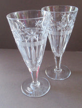 Load image into Gallery viewer, 1930s / 1940s Set of Six Webb Corbett Tall Crystal Engraved Wine Glasses
