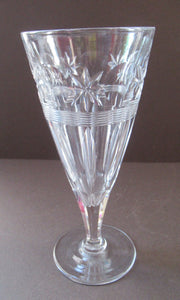 1930s / 1940s Set of Six Webb Corbett Tall Crystal Engraved Wine Glasses