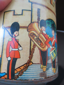 1950s Box of Printed Card Toy Soldiers with Wooden Stands. MASCOT