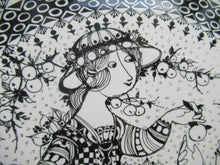 Load image into Gallery viewer, Massive 14 Inch Bjorn Wiinblad Wall Plate Seasons Autumn
