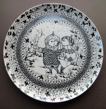 Load image into Gallery viewer, Massive 14 Inch Bjorn Wiinblad Wall Plate Seasons Winter
