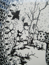 Load image into Gallery viewer, Massive 14 Inch Bjorn Wiinblad Wall Plate Seasons Winter
