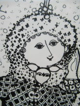 Load image into Gallery viewer, Massive 14 Inch Bjorn Wiinblad Wall Plate Seasons Winter
