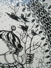 Load image into Gallery viewer, Massive 14 Inch Bjorn Wiinblad Wall Plate Seasons Winter
