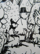 Load image into Gallery viewer, Massive 14 Inch Bjorn Wiinblad Wall Plate Seasons Winter
