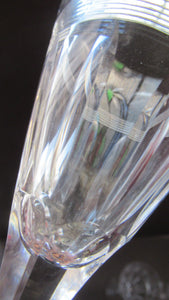 1930s / 1940s Set of Six Webb Corbett Tall Crystal Engraved Wine Glasses