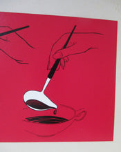 Load image into Gallery viewer, 1960s Norwegian Stainless Steel Cutlery Serving Set with Teak Handles
