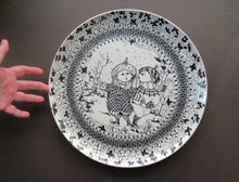 Load image into Gallery viewer, Massive 14 Inch Bjorn Wiinblad Wall Plate Seasons Winter
