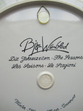Load image into Gallery viewer, Massive 14 Inch Bjorn Wiinblad Wall Plate Seasons Winter
