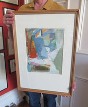 Load image into Gallery viewer, LISTED ARTIST: Hermann Gross. Vintage 1970s Gouache Painting: Entitled Linsy and the Bird
