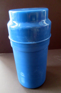 1920s Art Deco Early Plastic Thermos Flask with Cork Stopper