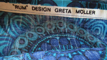 Load image into Gallery viewer, 1960s Greta Moller Rum Bacardi Pattern Swedish Curtains
