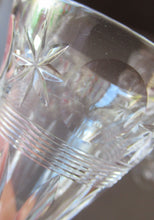 Load image into Gallery viewer, 1930s / 1940s Set of Six Webb Corbett Tall Crystal Engraved Wine Glasses
