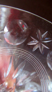 1930s / 1940s Set of Six Webb Corbett Tall Crystal Engraved Wine Glasses