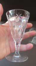 Load image into Gallery viewer, 1930s / 1940s Set of Six Webb Corbett Tall Crystal Engraved Wine Glasses
