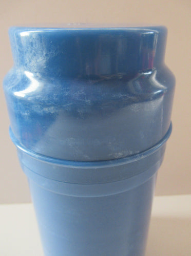 1920s Art Deco Early Plastic Thermos Flask with Cork Stopper