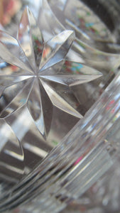1930s Rare Large Webb Corbett Vintage Cut Crystal Water Jug