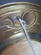 Load image into Gallery viewer, Glasgow School Celtic Design Brass Wall Charger with Knotwork Pattern c 1900

