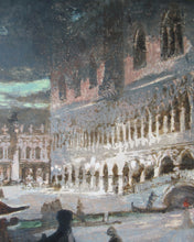 Load image into Gallery viewer, Charles Hodge Mackie Colour Woodcut the Ducal Palace Venice
