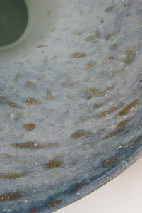 1950s Scottish Glass Vase. Signed Vasart 