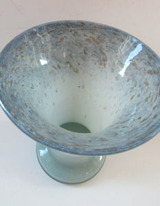 1950s Scottish Glass Vase. Signed Vasart 