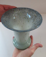 Load image into Gallery viewer, 1950s Scottish Glass Vase. Signed Vasart 
