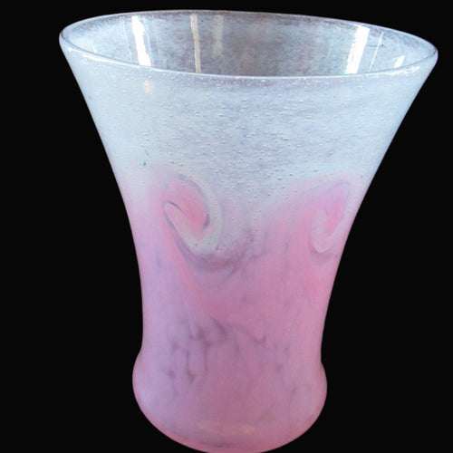 1930s Scottish Glass Monart Vase