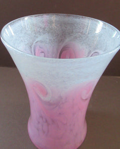 1930s Scottish Glass Monart Vase