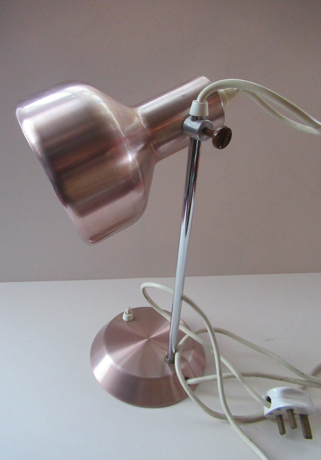 1960s Aluminium Anodised Gold Anglepoise Style Desk Lamp