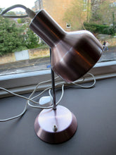Load image into Gallery viewer, 1960s Aluminium Anodised Gold Anglepoise Style Desk Lamp
