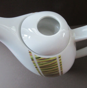 POLISH Coffee Pot. Chodziez Hummingbird Porcelain Pot Designed by Marzena Wolinska