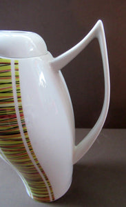 POLISH Coffee Pot. Chodziez Hummingbird Porcelain Pot Designed by Marzena Wolinska