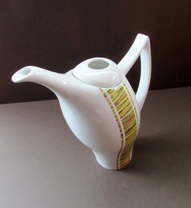 POLISH Coffee Pot. Chodziez Hummingbird Porcelain Pot Designed by Marzena Wolinska