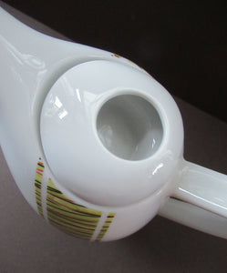 POLISH Coffee Pot. Chodziez Hummingbird Porcelain Pot Designed by Marzena Wolinska