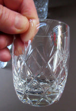 Load image into Gallery viewer, Four Vintage Edinburgh Crystal Tumblers. Scottish Glass
