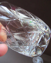 Load image into Gallery viewer, Four Vintage Edinburgh Crystal Tumblers. Scottish Glass
