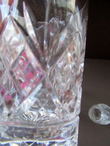 Four Vintage Edinburgh Crystal Tumblers. Scottish Glass