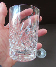 Load image into Gallery viewer, Four Vintage Edinburgh Crystal Tumblers. Scottish Glass
