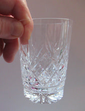 Load image into Gallery viewer, Four Vintage Edinburgh Crystal Tumblers. Scottish Glass
